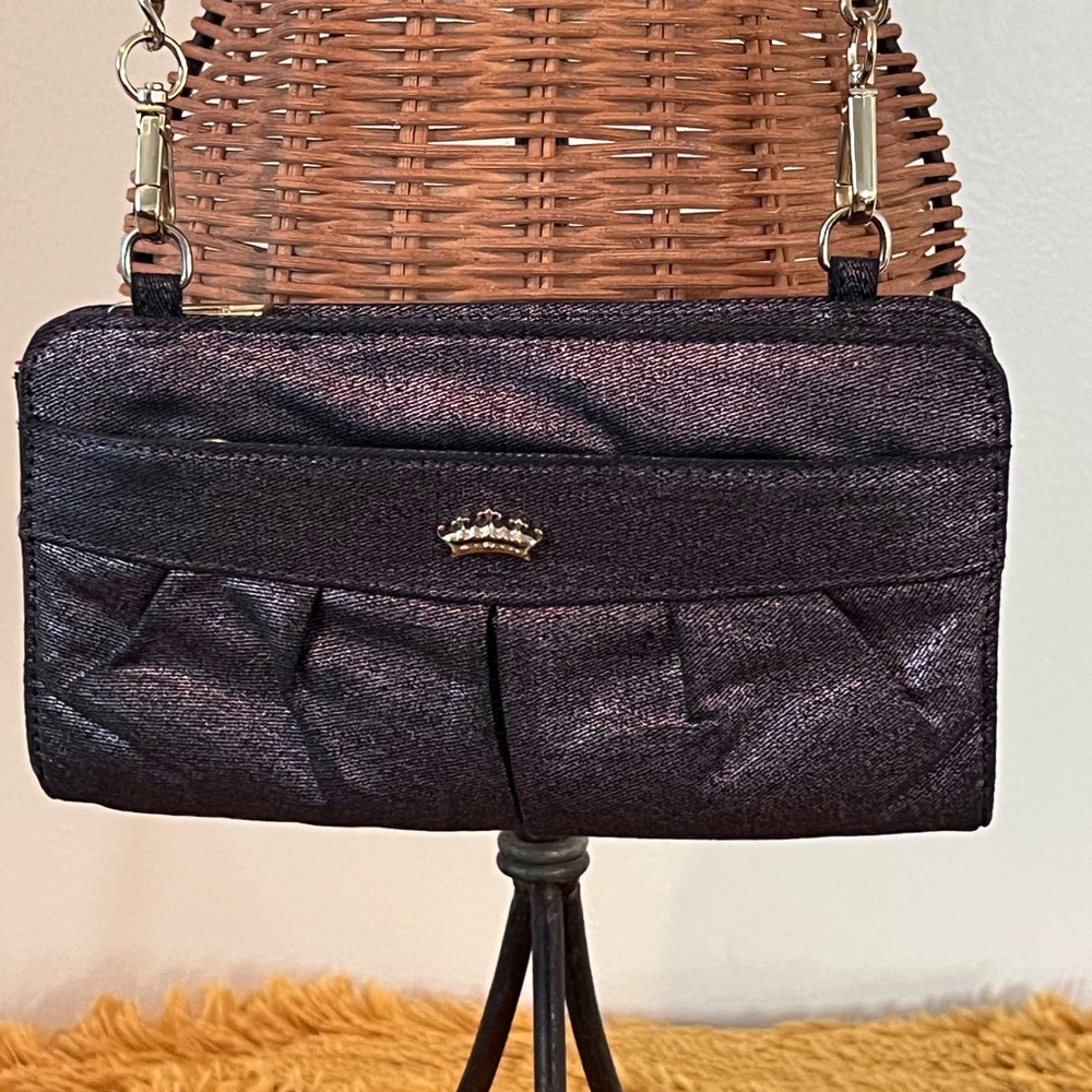 Juicy Couture Metallic Purple Crossbody